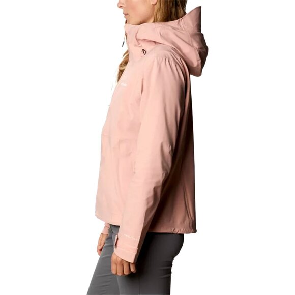 Columbia Women's Omni-Tech Ampli-Dry Shell Jacket, Faux Pink, Medium - Picture 7 of 11